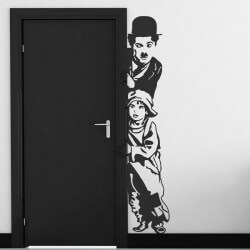 Sticker mural Charles Chaplin