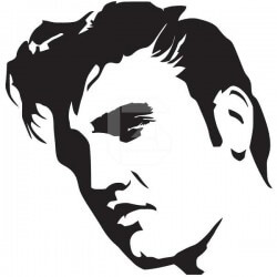 Sticker Elvis Presley
